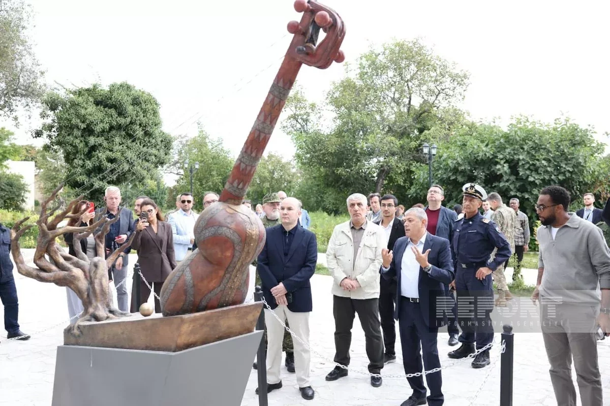 Diplomats visit Karabakh Street, Sadigjan House in Shusha, Azerbaijan PHOTO