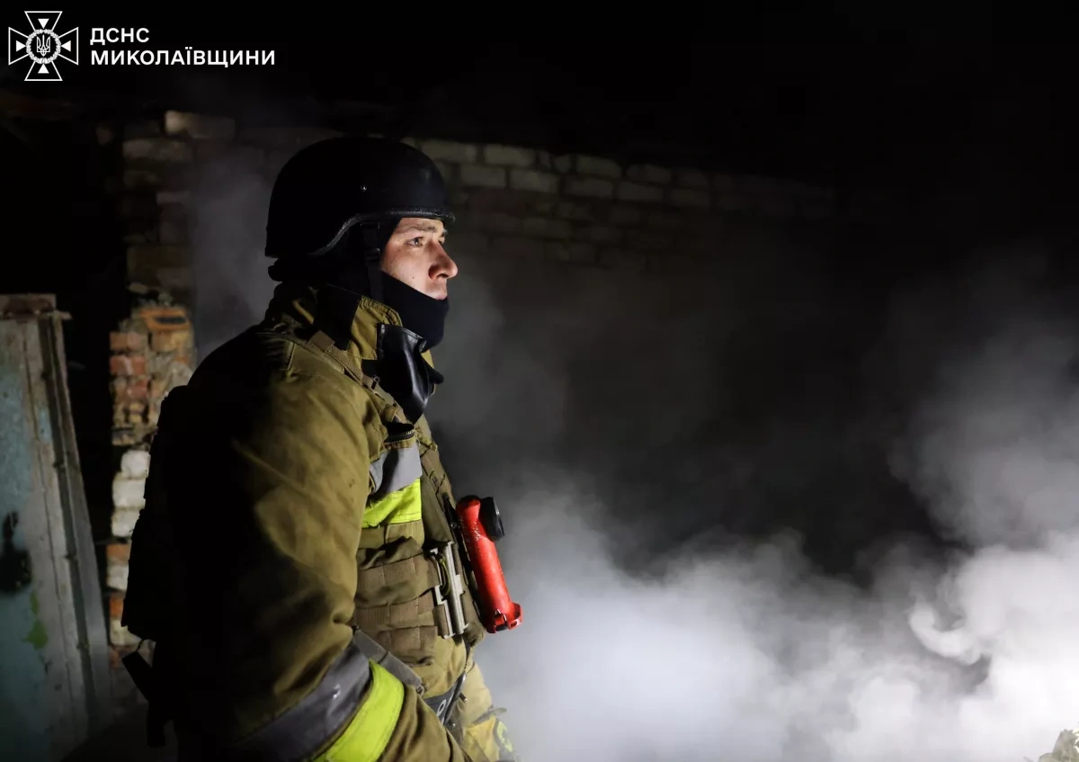 Russian drones damage civilian infrastructure in Ukraine's Mykolaiv photo