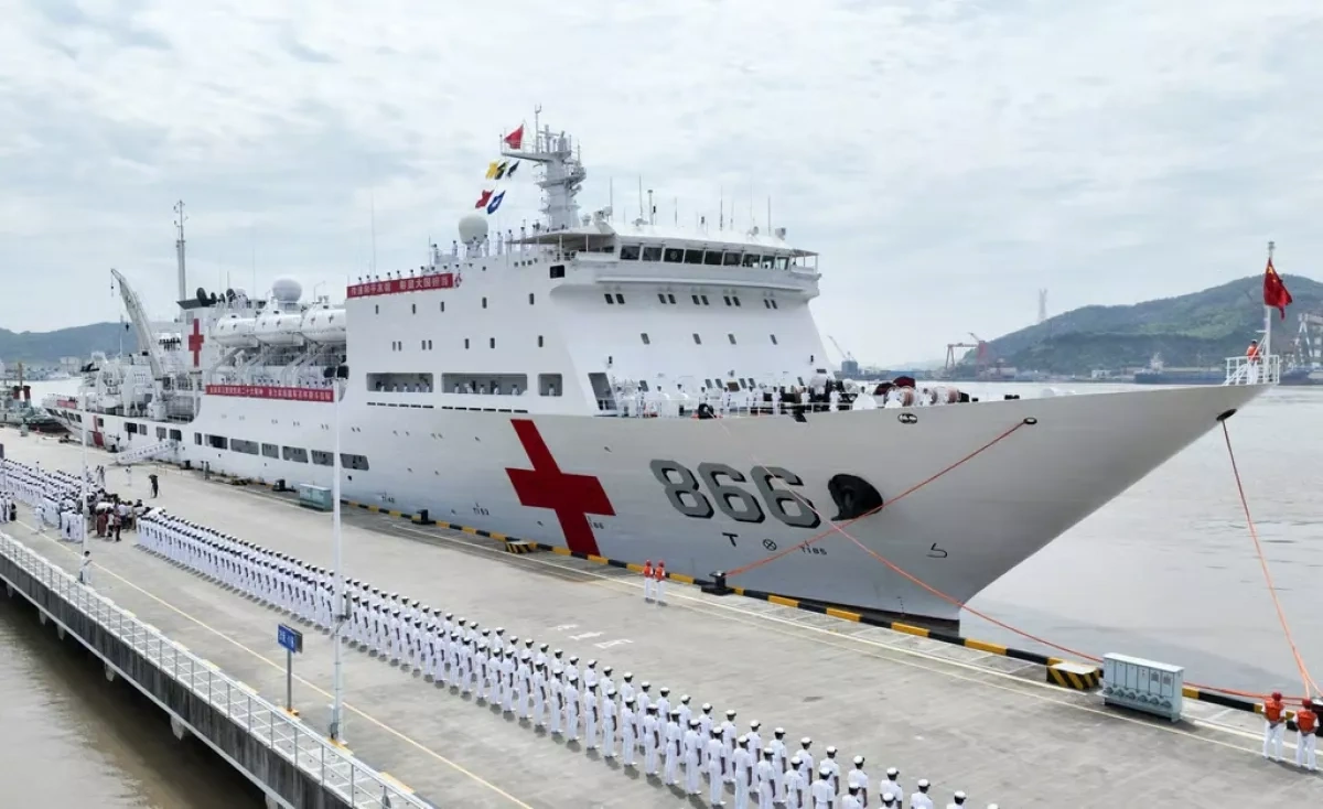 Chinese naval hospital ship sets sail on 200-day mission