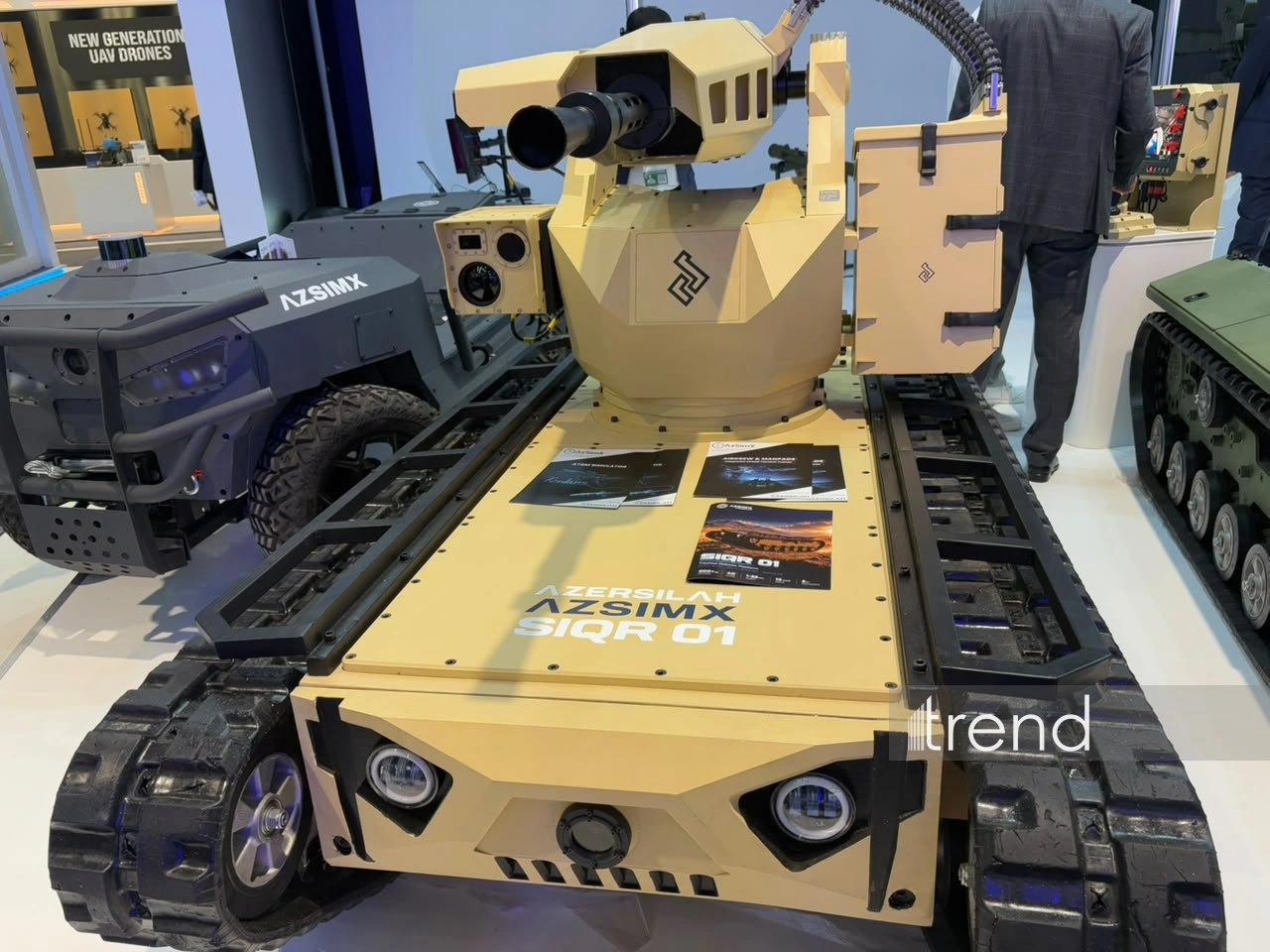 Azerbaijan showcases locally developed armed robots at ADEX-2026 (PHOTO)