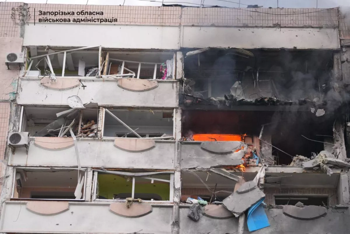 At least 26 injured as Russian forces strike Zaporizhzhia and surrounding district photo / video