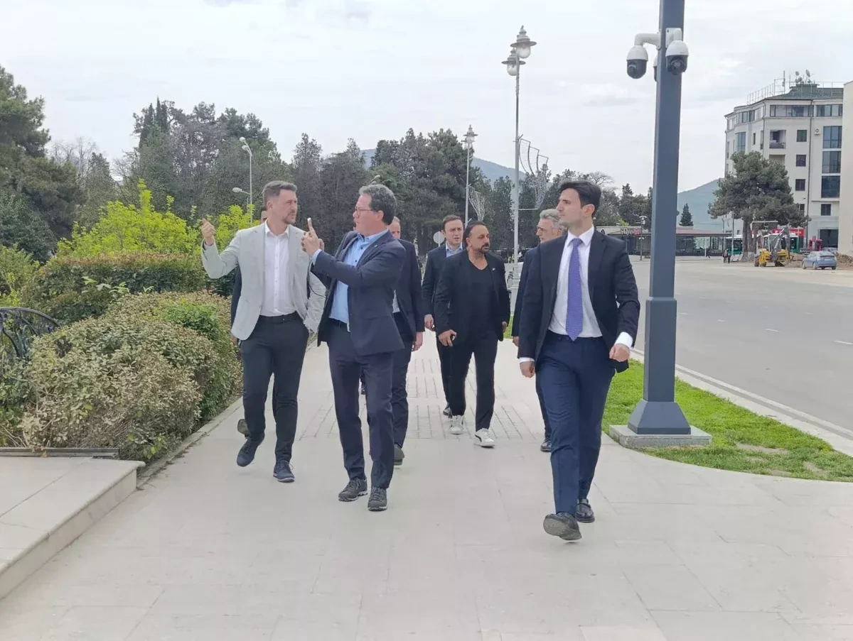 German diplomats visit Victory Square, Karabakh University PHOTO