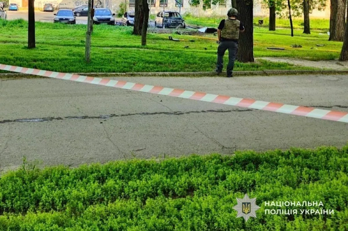 Car explosion in Ukraine's Dnipro leaves two injured, police say PHOTO