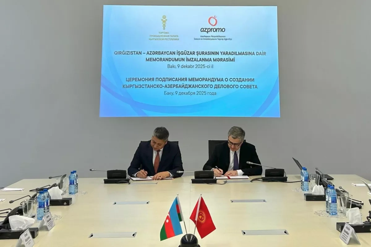 Azerbaijan, Kyrgyzstan launch joint Business Council to boost economic ties PHOTO