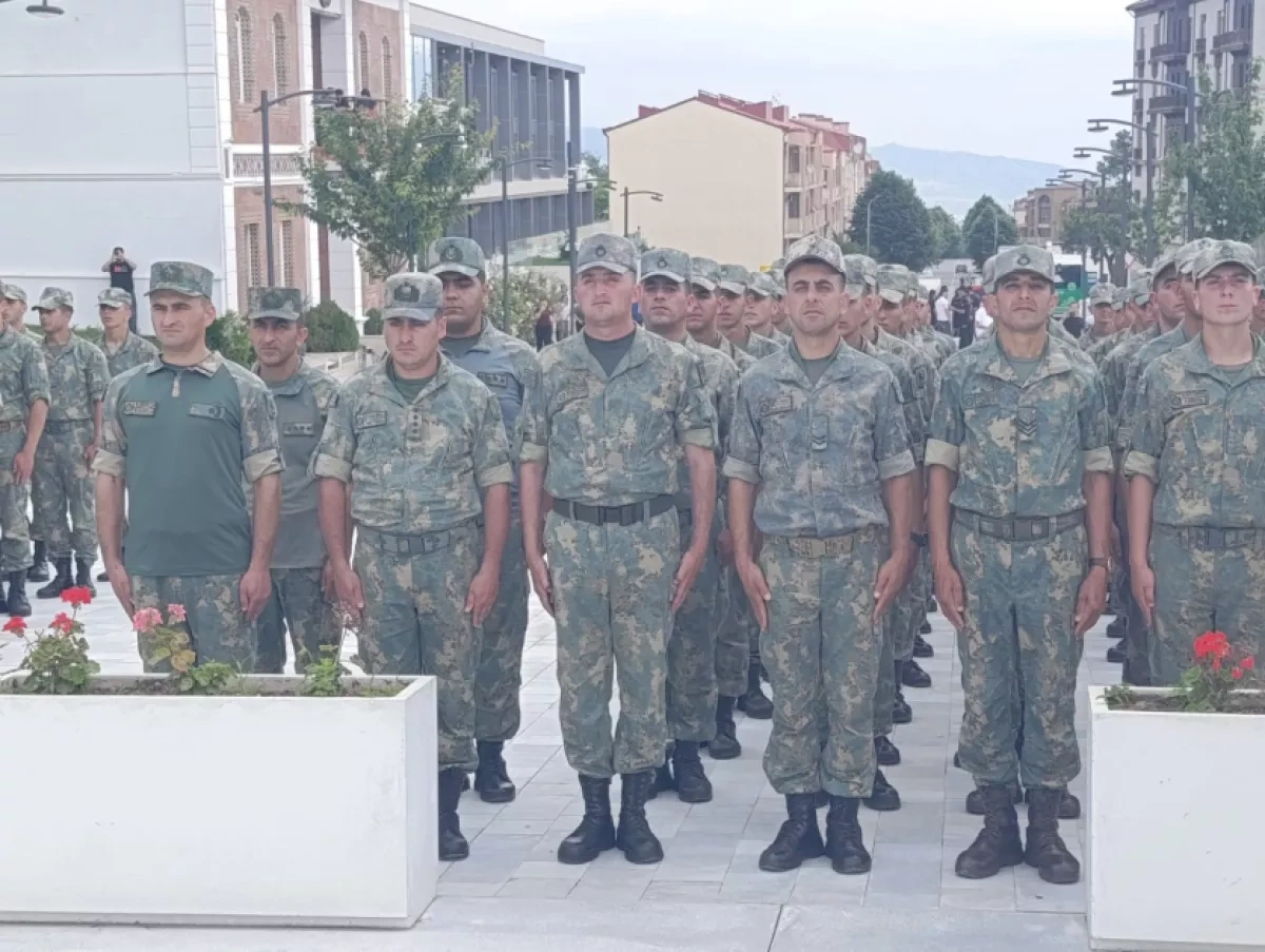Military parade, band performance held in Azerbaijan's Khankendi PHOTO