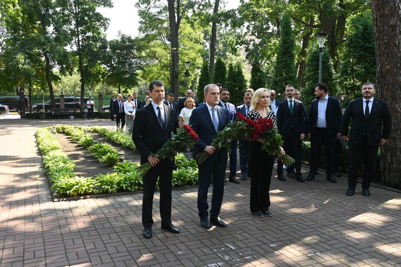 Azerbaijani FM reviews projects restored with his government's support in Irpin (PHOTO)
