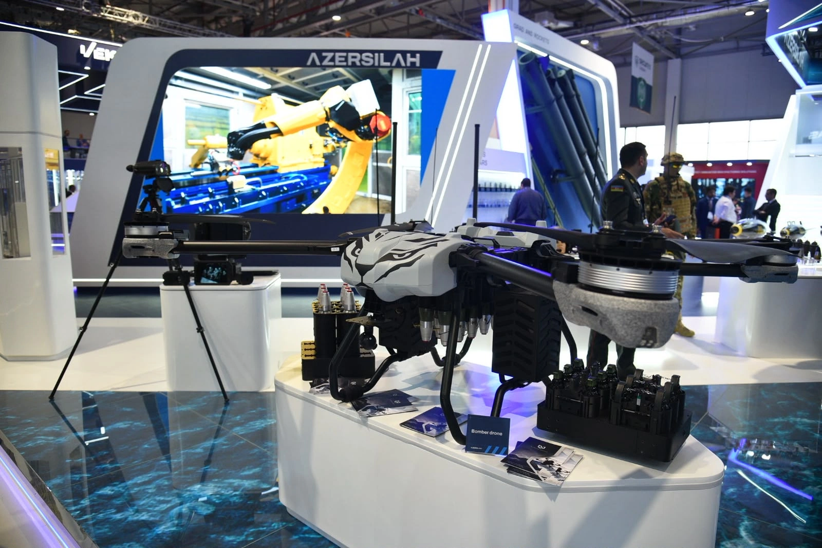 Azerbaijan demonstrates its "BORAN" UAV at ADEX (PHOTO)