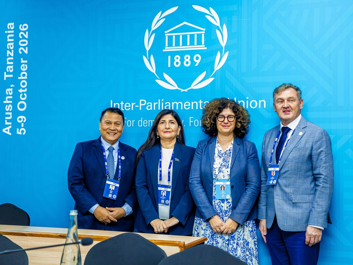 Azerbaijani MP Sevil Mikayilova delivers report at 153rd IPU Assembly (PHOTO)