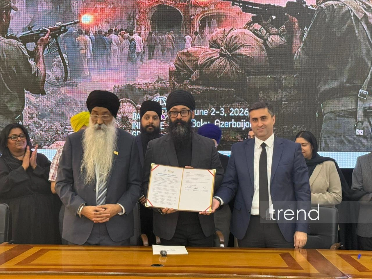 Baku Initiative Group seals co-op deal with International Sikh Federation