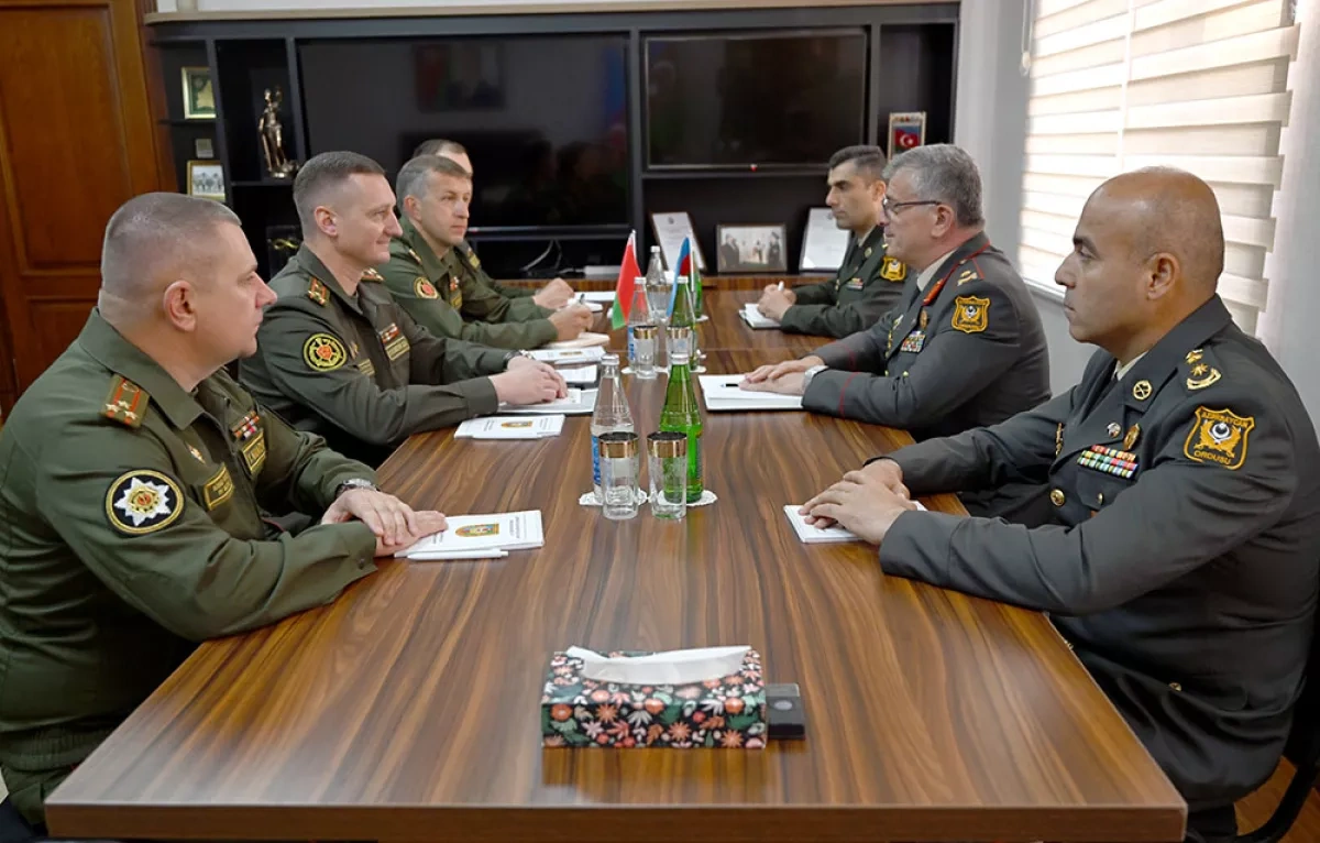 Belarusian military delegation visits Azerbaijan under 2026 cooperation plan PHOTO