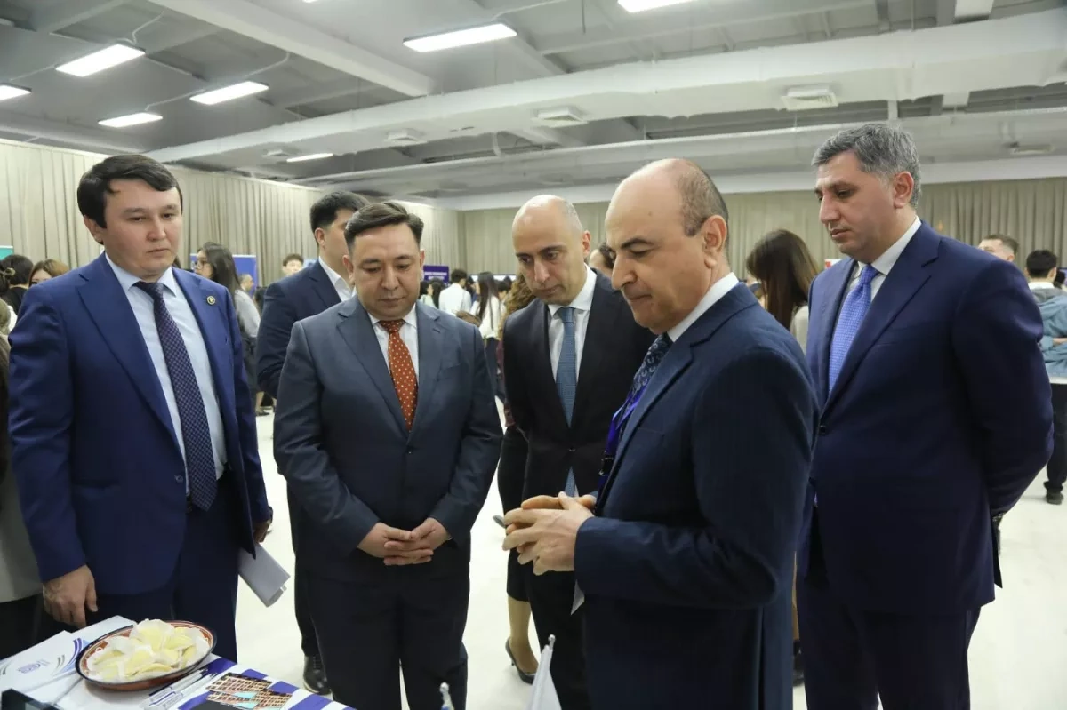 Education minister visits Study in Azerbaijan fair in Kazakhstan PHOTO