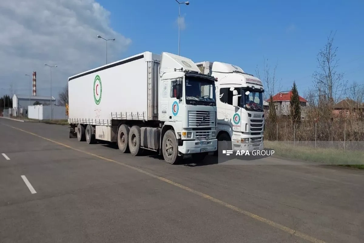 Russia dispatches humanitarian aid to Iran via Lankaran PHOTO