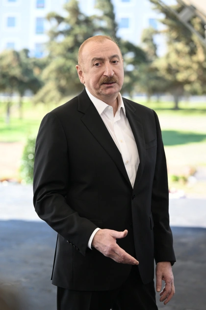 President Ilham Aliyev, First Lady Mehriban Aliyeva meet with residents of Khojavend town and Khojavend village (PHOTO)