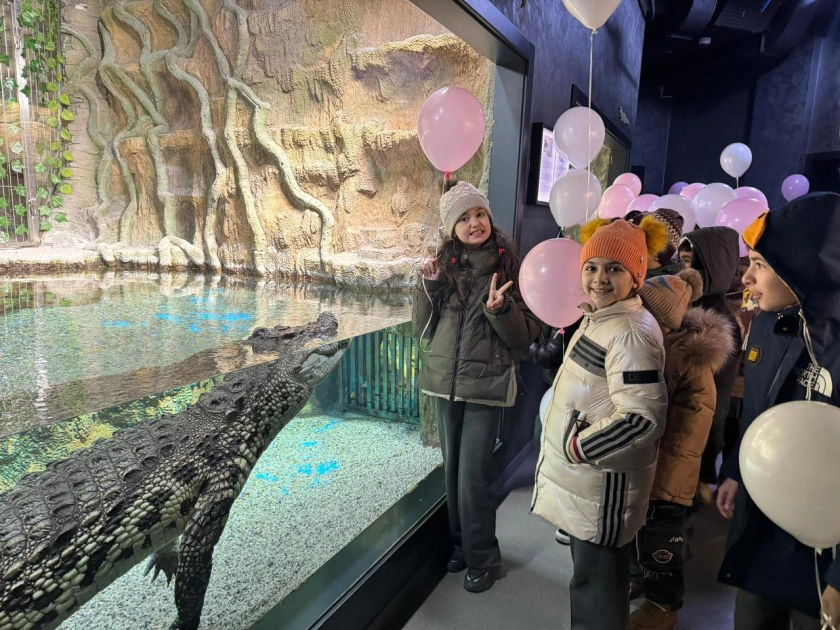 Holiday event for children organized at Baku Zoological Park on Leyla Aliyeva's initiative (PHOTO)