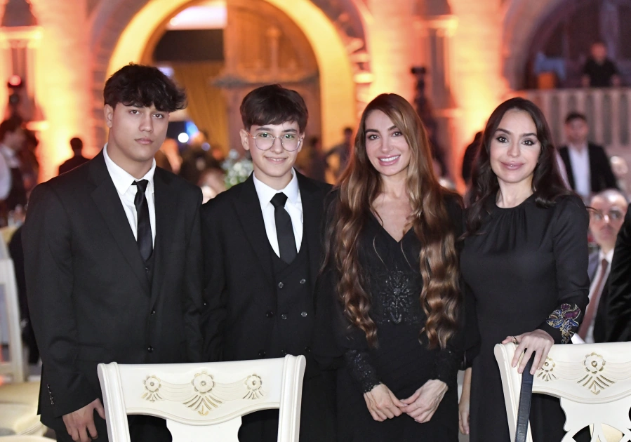 VP of Heydar Aliyev Foundation Leyla Aliyeva and Head of Baku Media Center Arzu Aliyeva attend Gala Ceremony regarding year's sports results