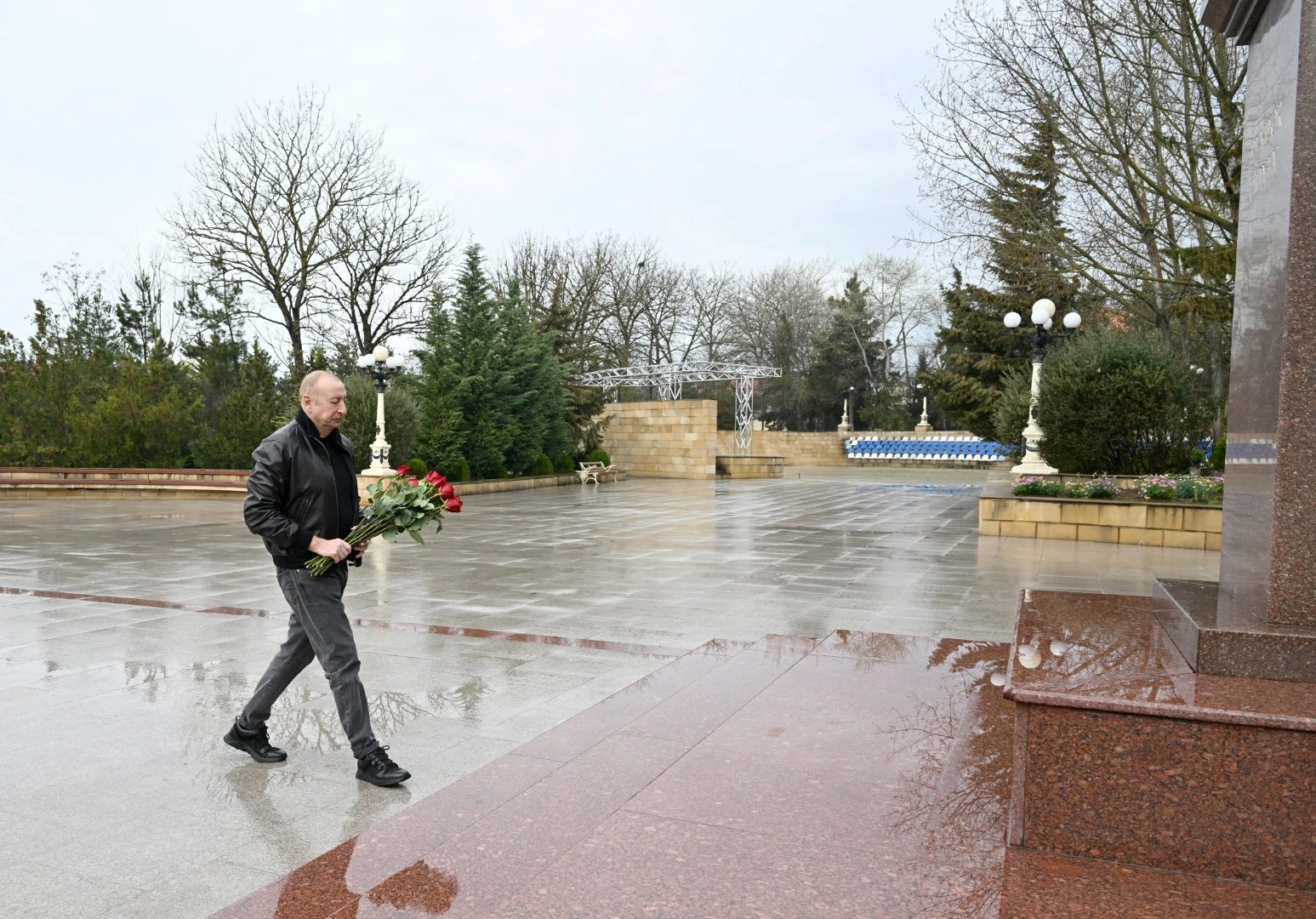 President Ilham Aliyev visits Shamakhi district (PHOTO)
