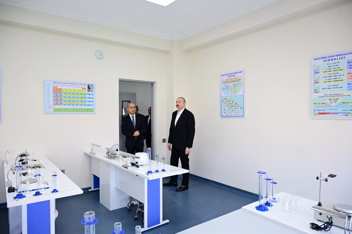 President Aliyev attends opening of Lankaran State Vocational Education Centre PHOTO
