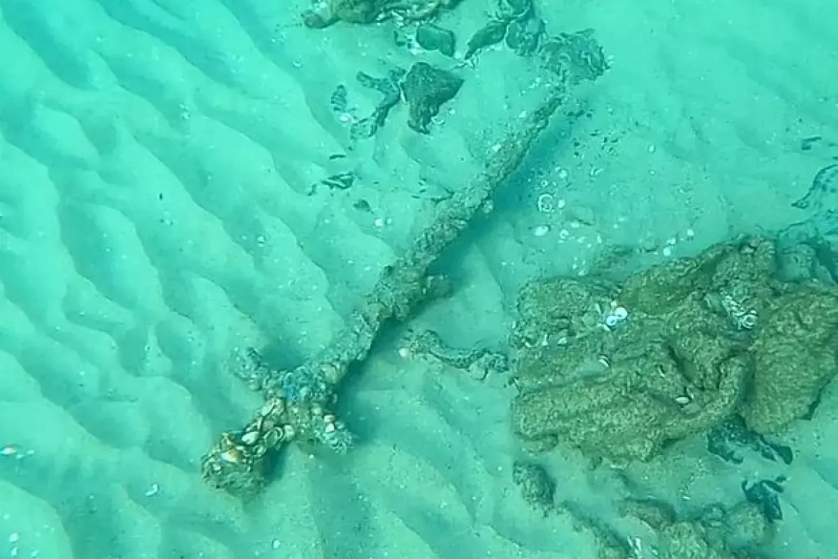 Israeli student uncovers rare Crusader sword while swimming near ancient port