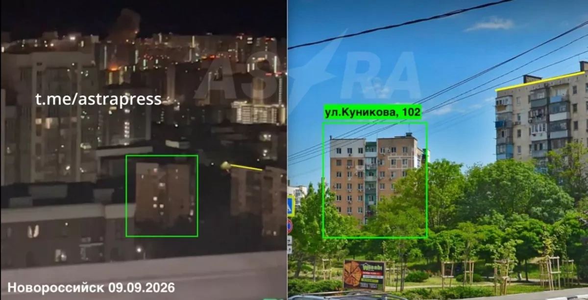 Media: Apartment building catches fire in Russia’s Novorossiysk after Ukrainian strikes PHOTO / VIDEO