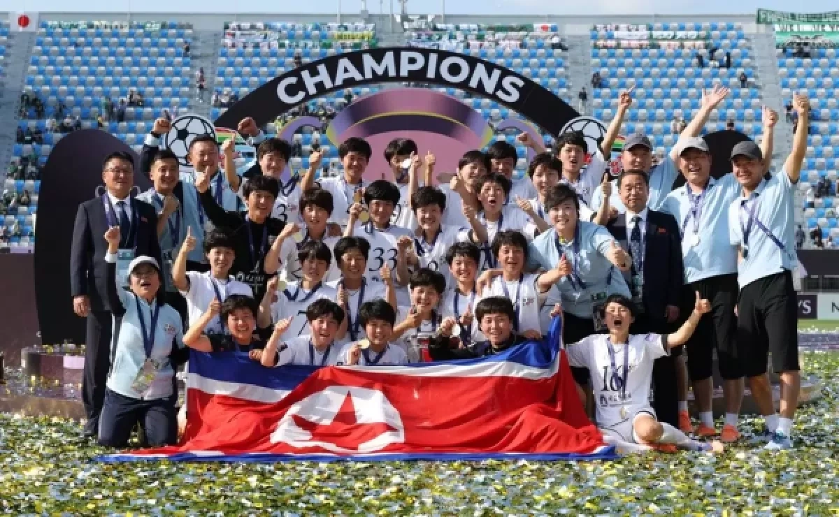 North Korean leader congratulates women’s football champions