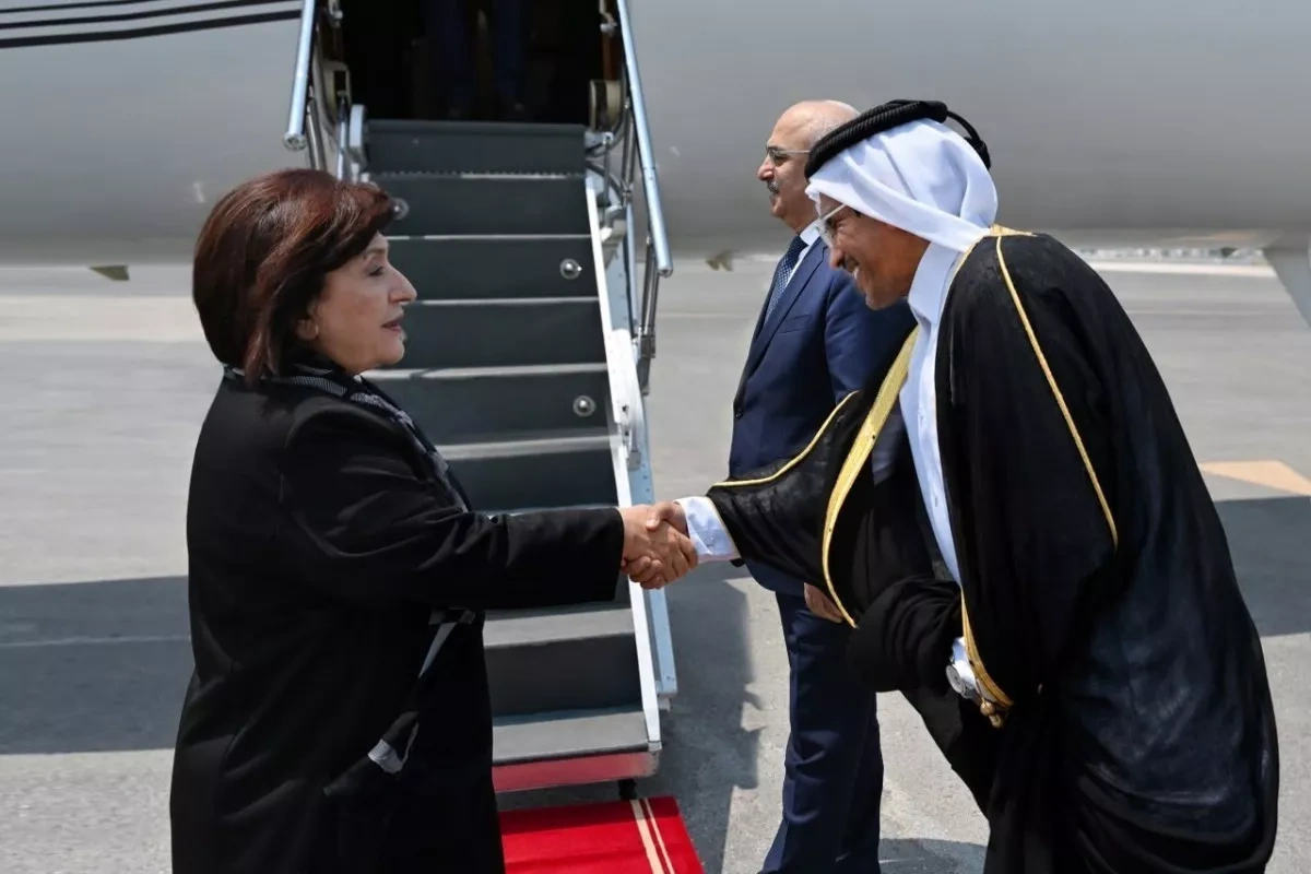Azerbaijani speaker arrives in Qatar to attend former emir's funeral UPDATED
