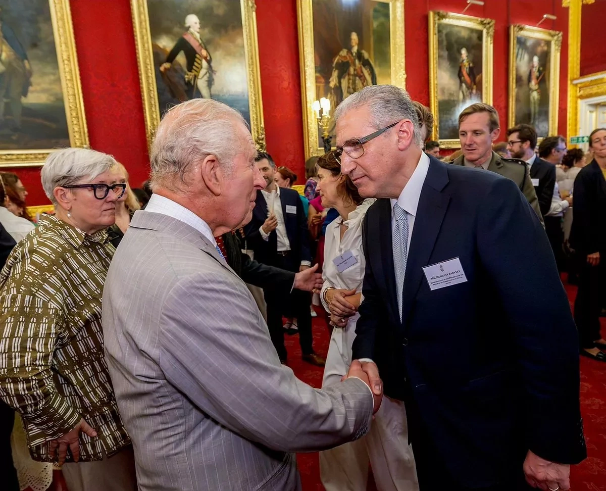 King Charles III meets COP29 President Mukhtar Babayev
