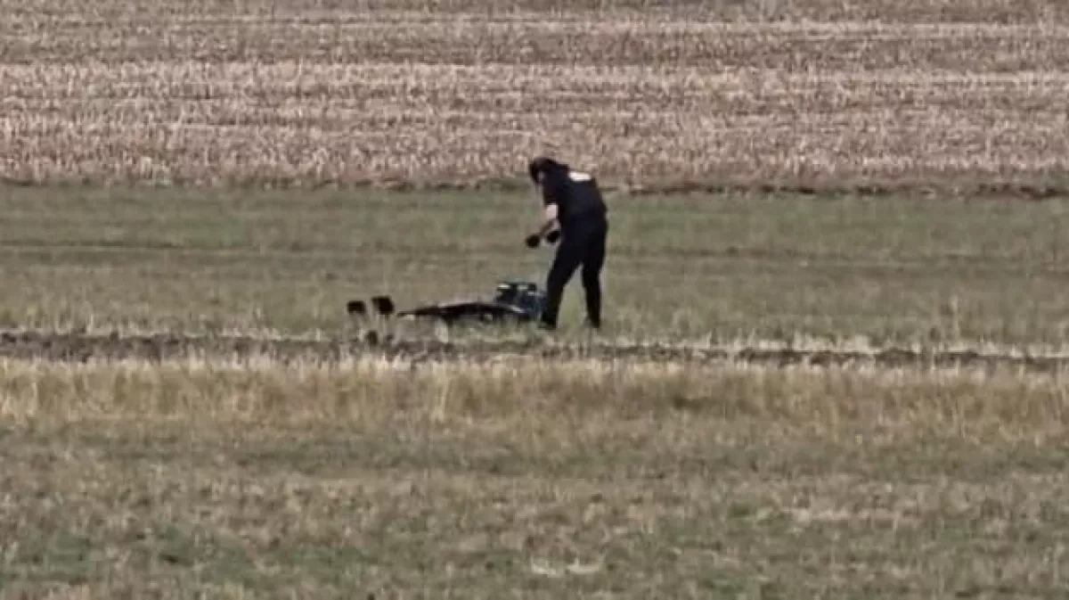 Romanian residents find drone carrying suspected explosive device PHOTO