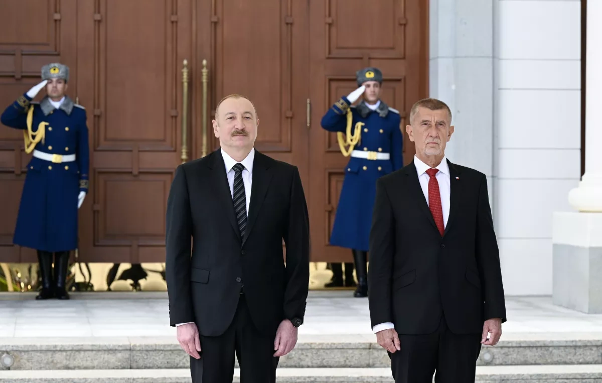 Azerbaijan holds official welcoming ceremony for Czech prime minister in Gabala PHOTO