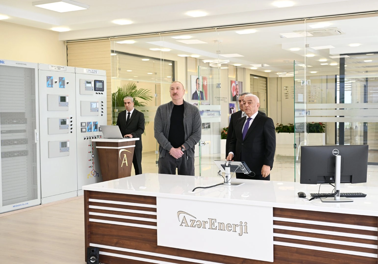 President Ilham Aliyev attends opening of Absheron Battery Energy Storage Center (PHOTO)