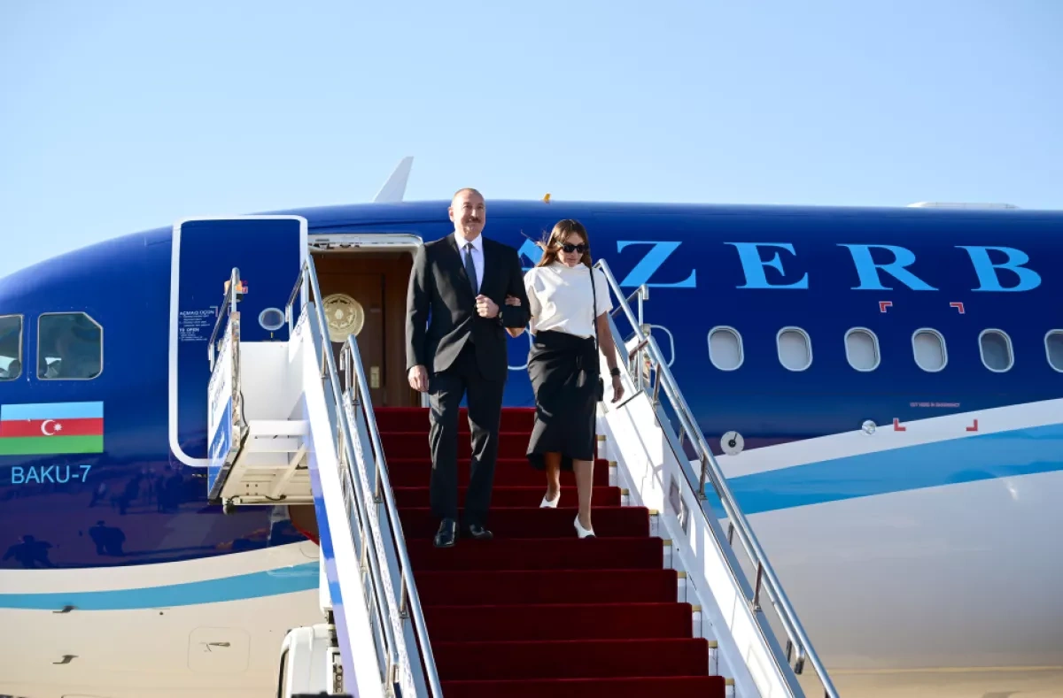Azerbaijani president begins state visit to Kyrgyzstan PHOTO