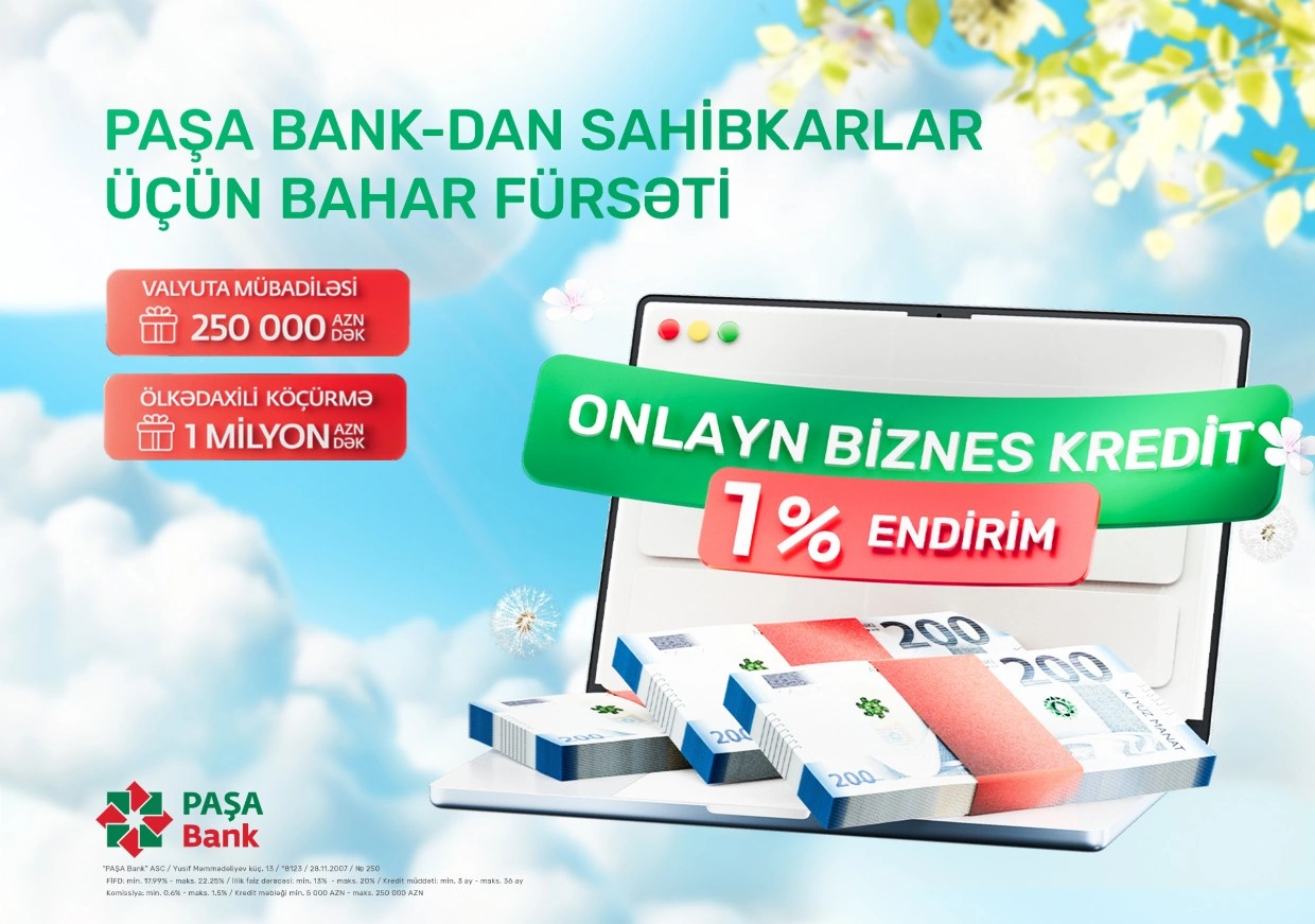 PASHA Bank introduces 12% business loans annually with zero-commission transactions