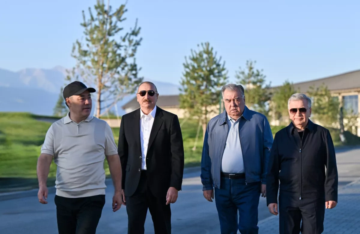 Azerbaijani president joins Central Asian leaders to open Issyk-Kul Golf Resort in Kyrgyzstan PHOTO