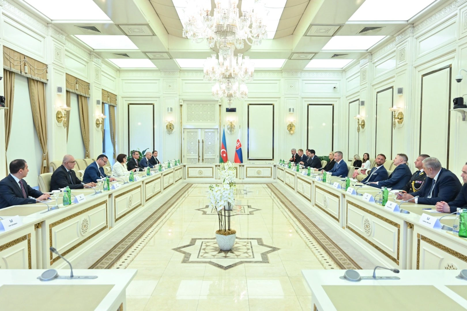 Azerbaijan’s Parliament Speaker meets with President of Slovakia (PHOTO)
