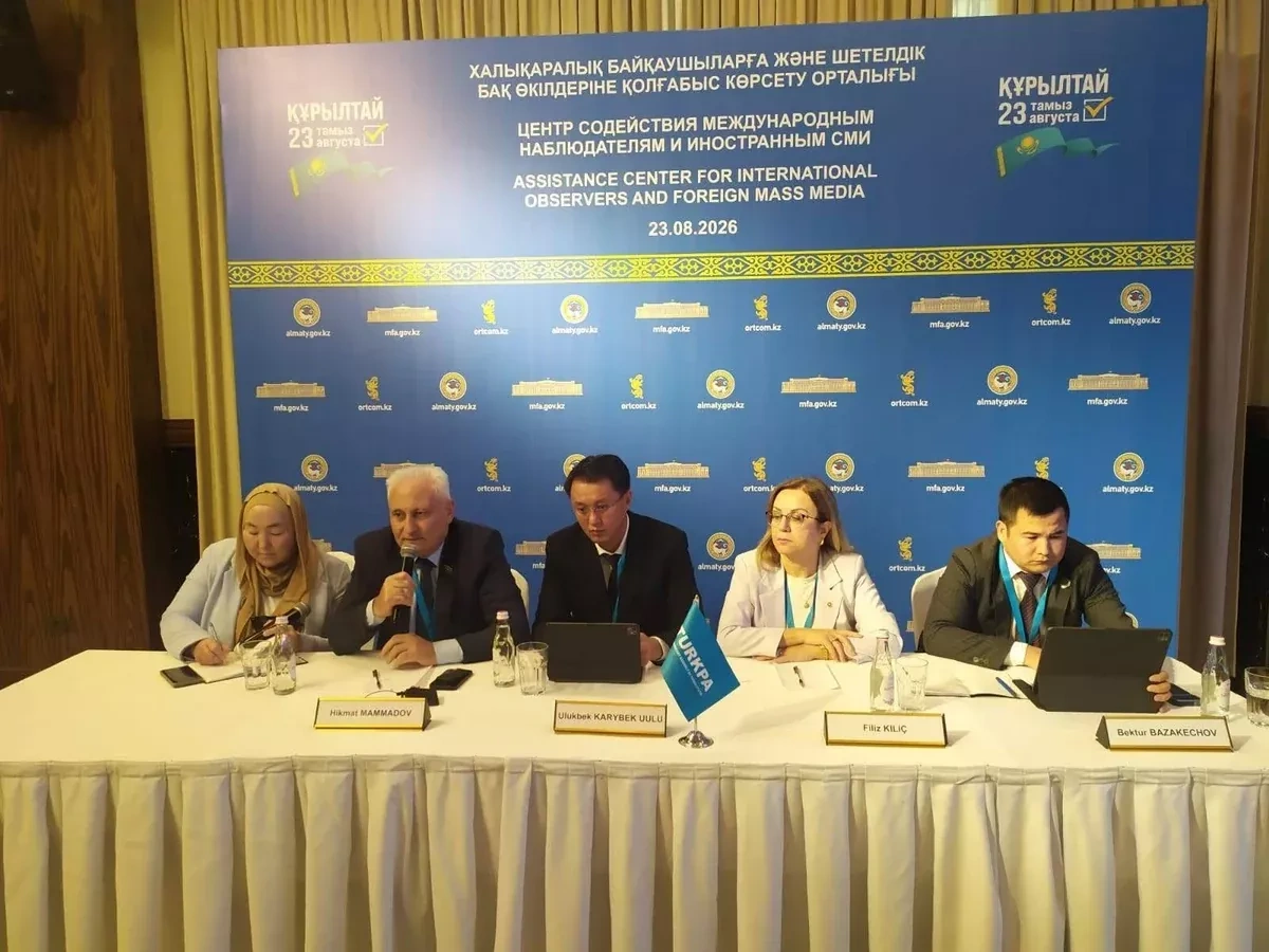 Azerbaijani MPs observe Kazakhstan’s parliamentary elections PHOTO