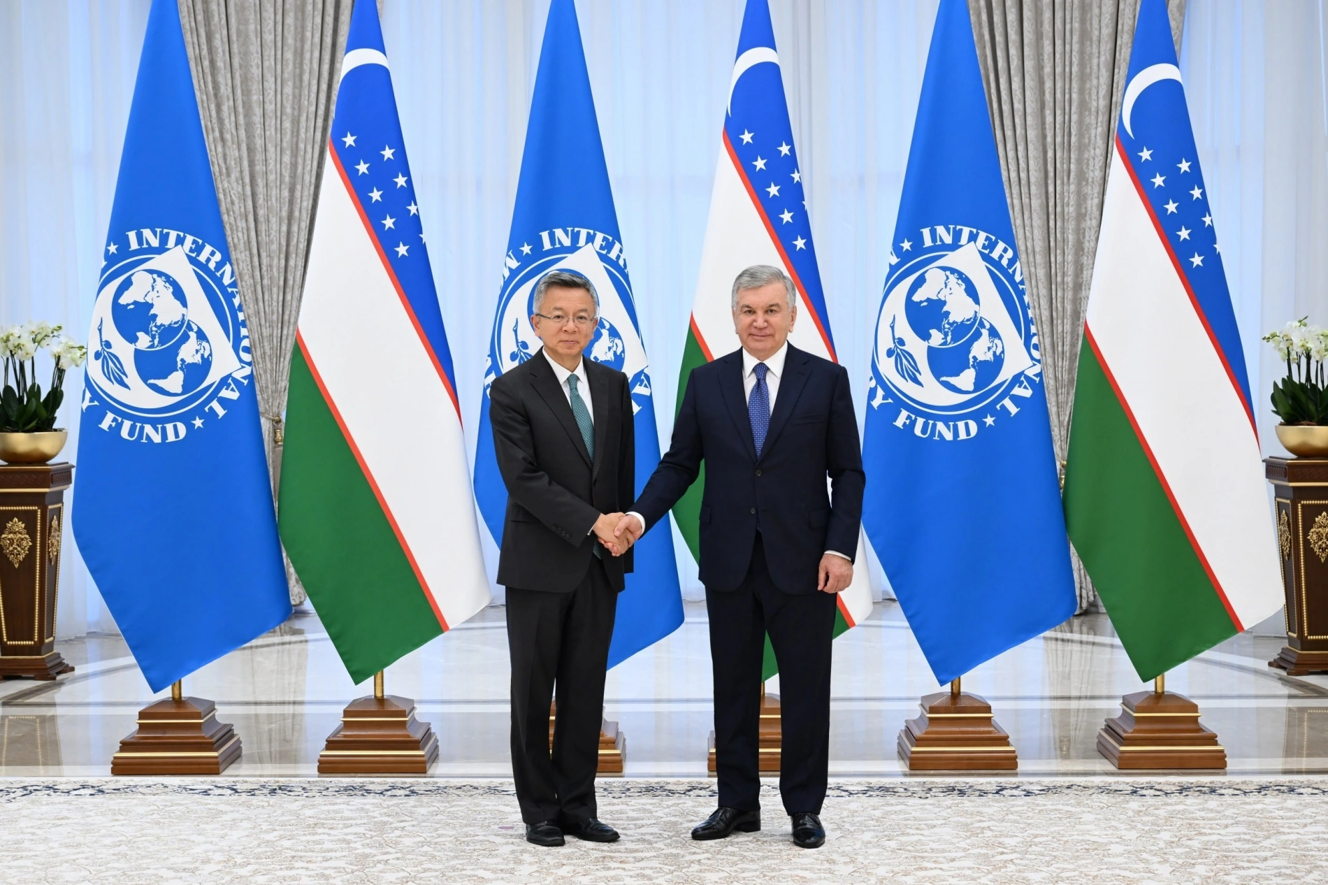 Shavkat Mirziyoyev meets IMF's Bo Li to advance macroeconomic reform co-op