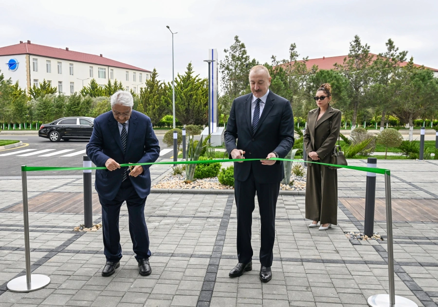 President Ilham Aliyev, First Lady Mehriban Aliyeva attend opening of International Training Center at National Aviation Academy (PHOTO)