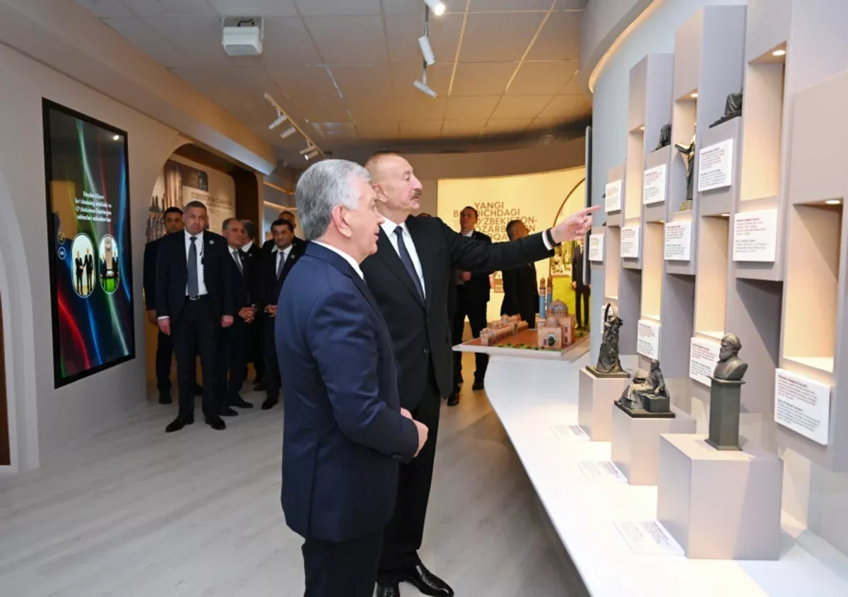 Azerbaijani, Uzbek leaders open Nizami Ganjavi National Pedagogical University in Tashkent PHOTO