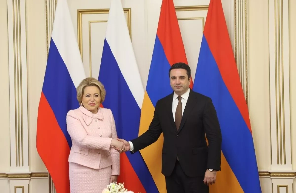 Armenian, Russian parliamentary leaders discuss bilateral agenda