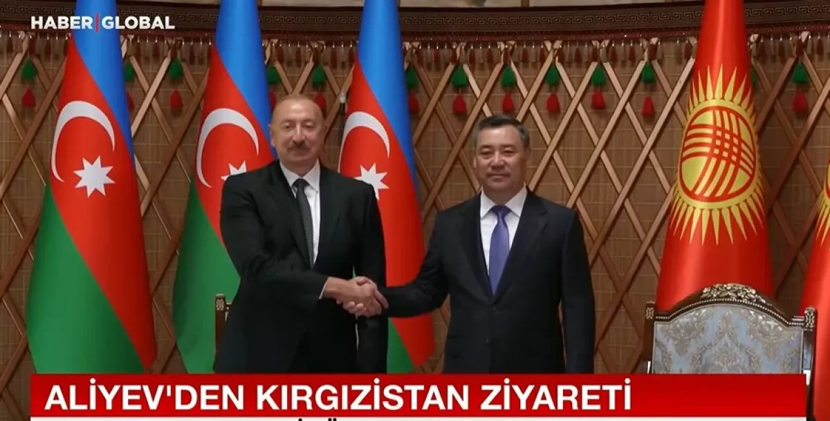 Turkish media spotlight Azerbaijani president's Kyrgyzstan visit PHOTO