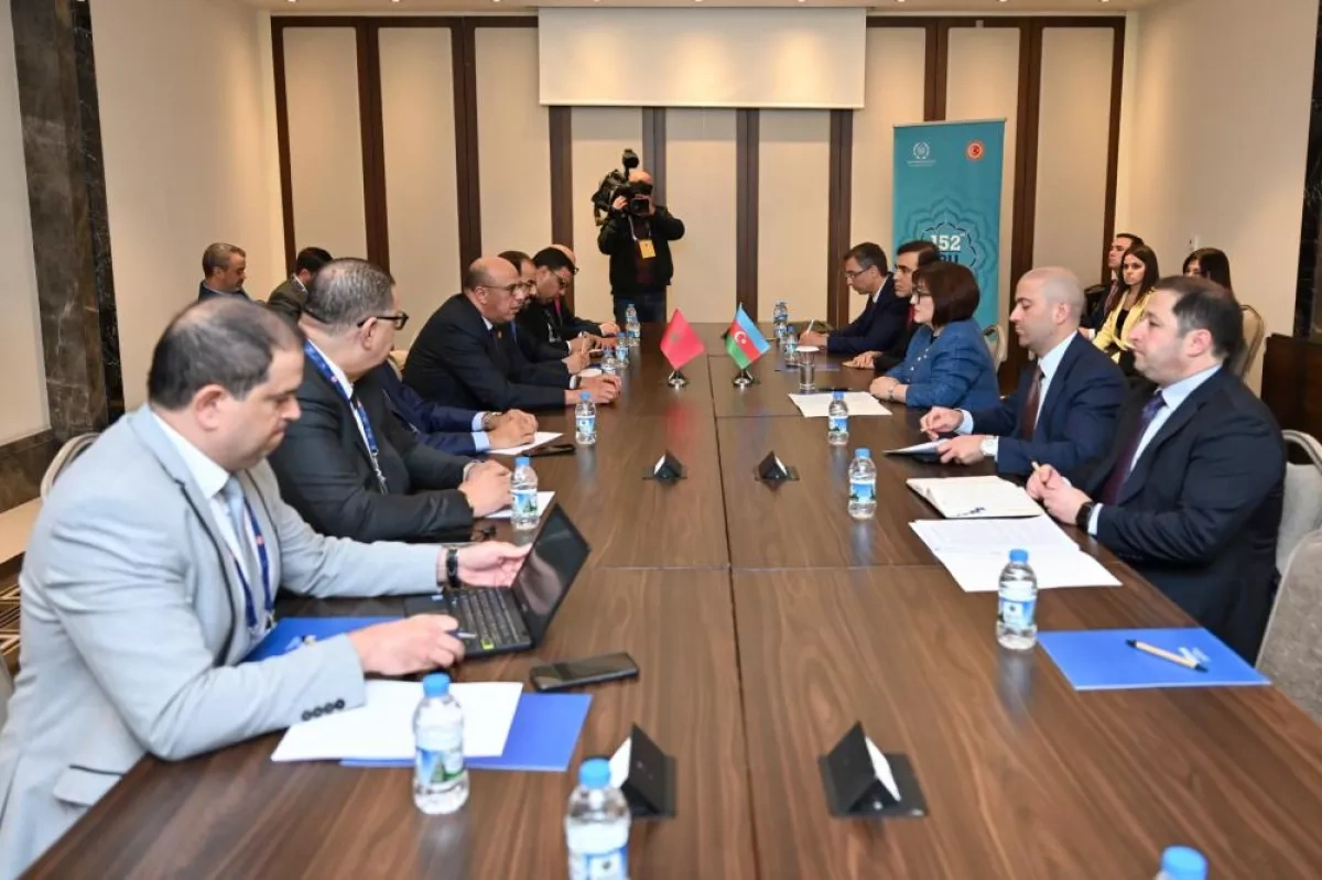 Speaker of Azerbaijan’s parliament meets Moroccan counterpart in Istanbul