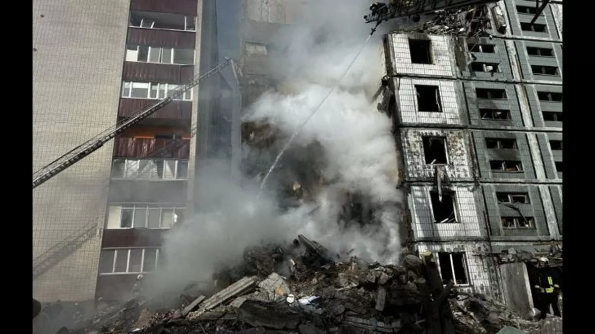 Missile strike on Ukraine’s Uman injures several, including children