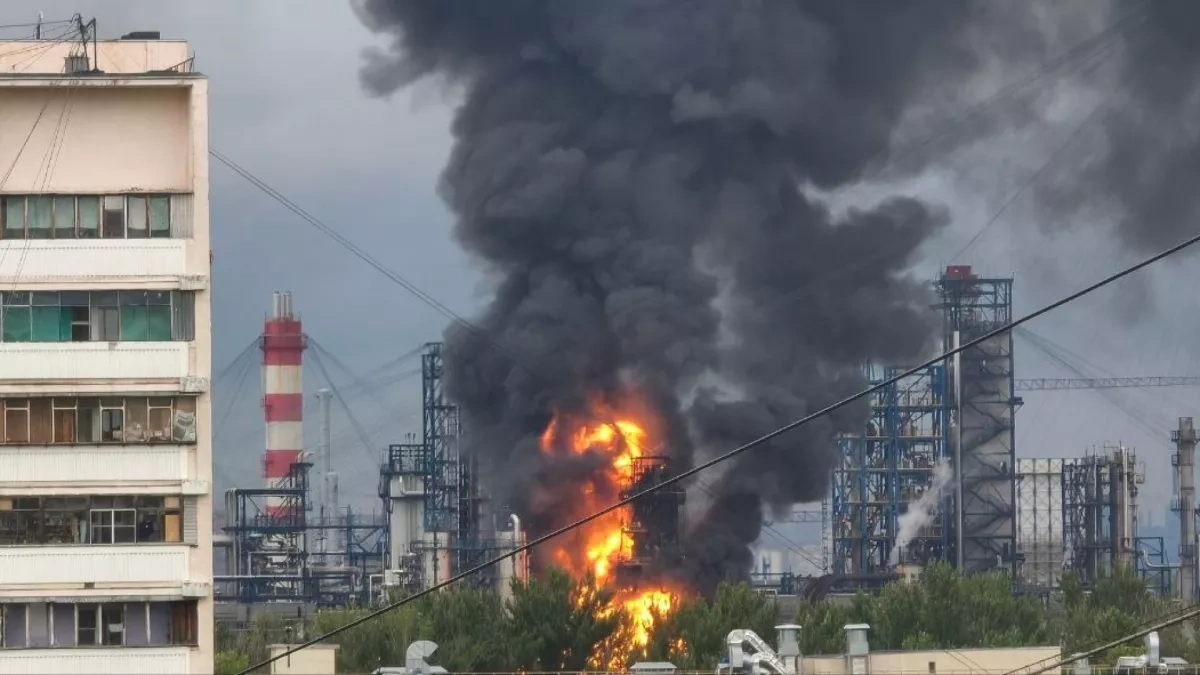 Drone strike damages Russia’s Moscow oil refinery, says mayor