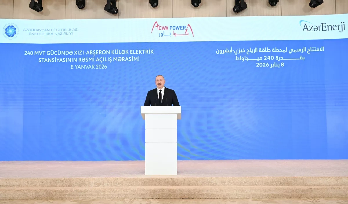 Azerbaijani president attends innauguration of Khizi-Absheron Wind Power Plant PHOTO / UPDATED