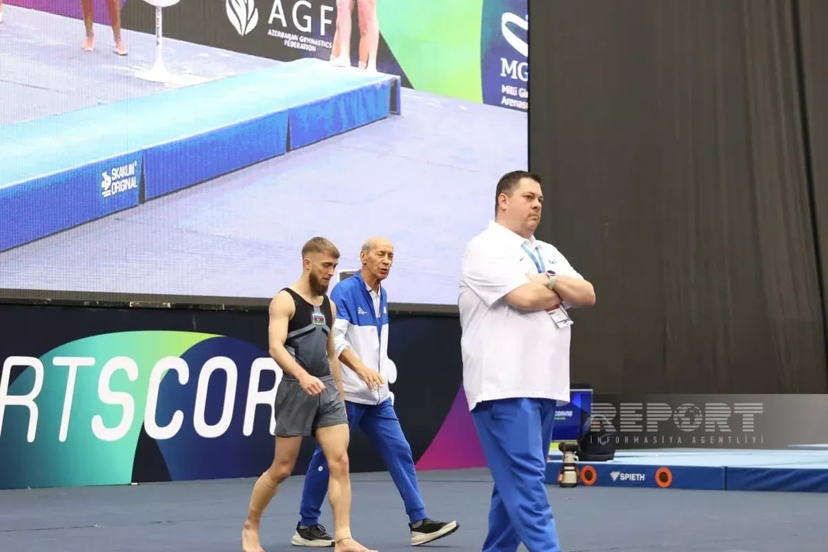 Azerbaijani gymnasts ascend onto podium at FIG World Cup AGF Trophy 2026 in Baku / PHOTO