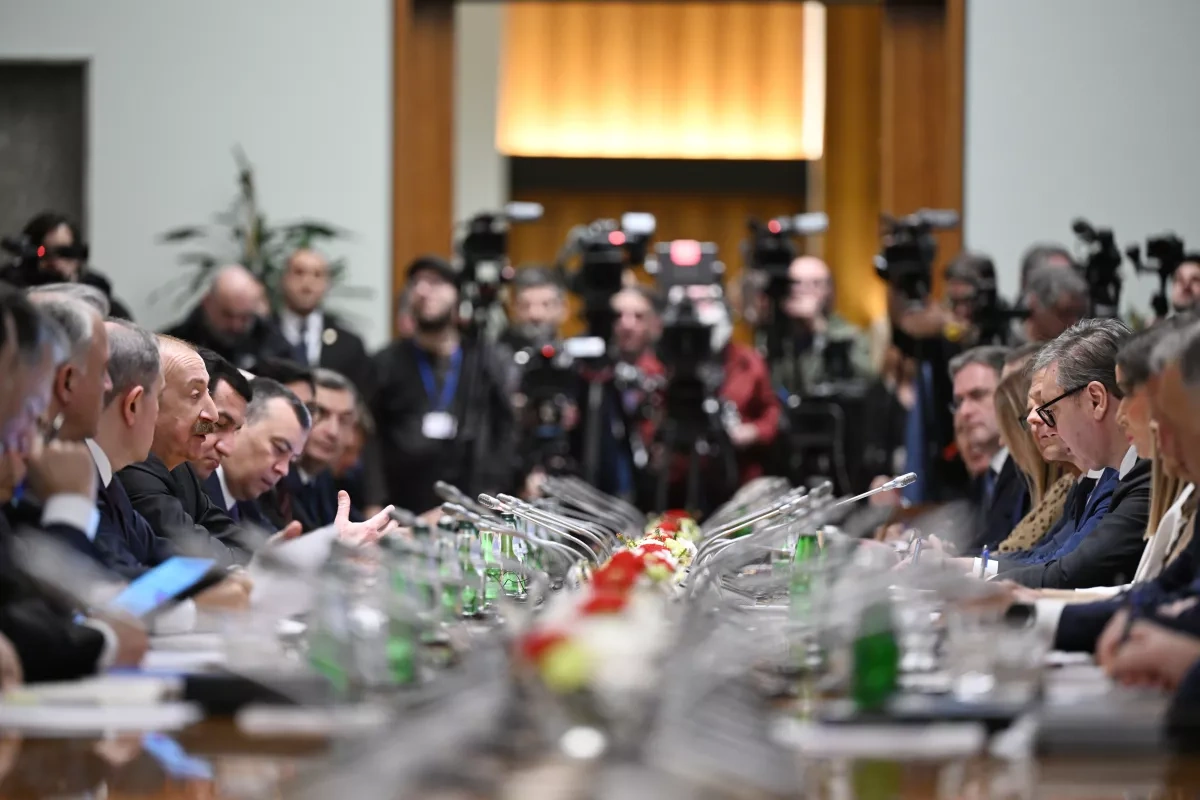 Azerbaijan, Serbia hold first Strategic Partnership Council meeting in Belgrade PHOTO