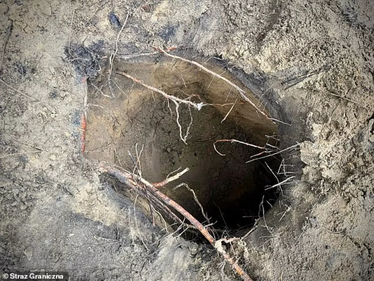 Belarus tunnels used to funnel migrants into Poland as part of Russian hybrid warfare PHOTO