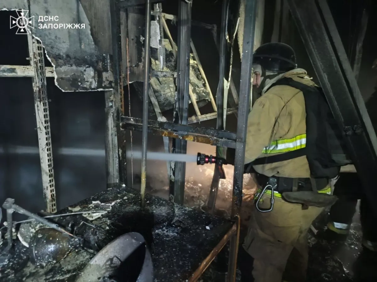 Russian drone attacks spark fires in Ukraine’s Zaporizhzhia PHOTO/VIDEO