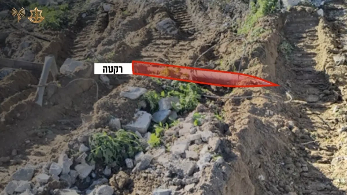 Israeli forces uncover, destroy rocket launchers in Gaza Strip PHOTO