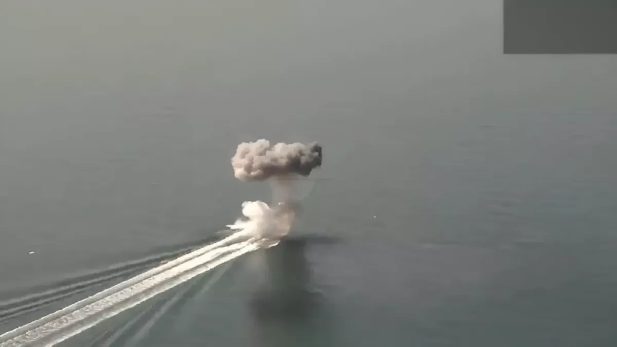Russia says it destroyed Ukrainian navy patrol boat in Black Sea VIDEO