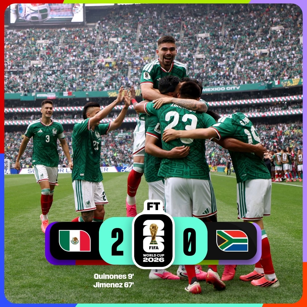 Mexico kicks off World Cup with win over South Africa